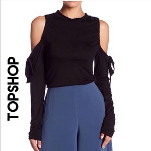 NWT Long Sleeve Cold Shoulder Top